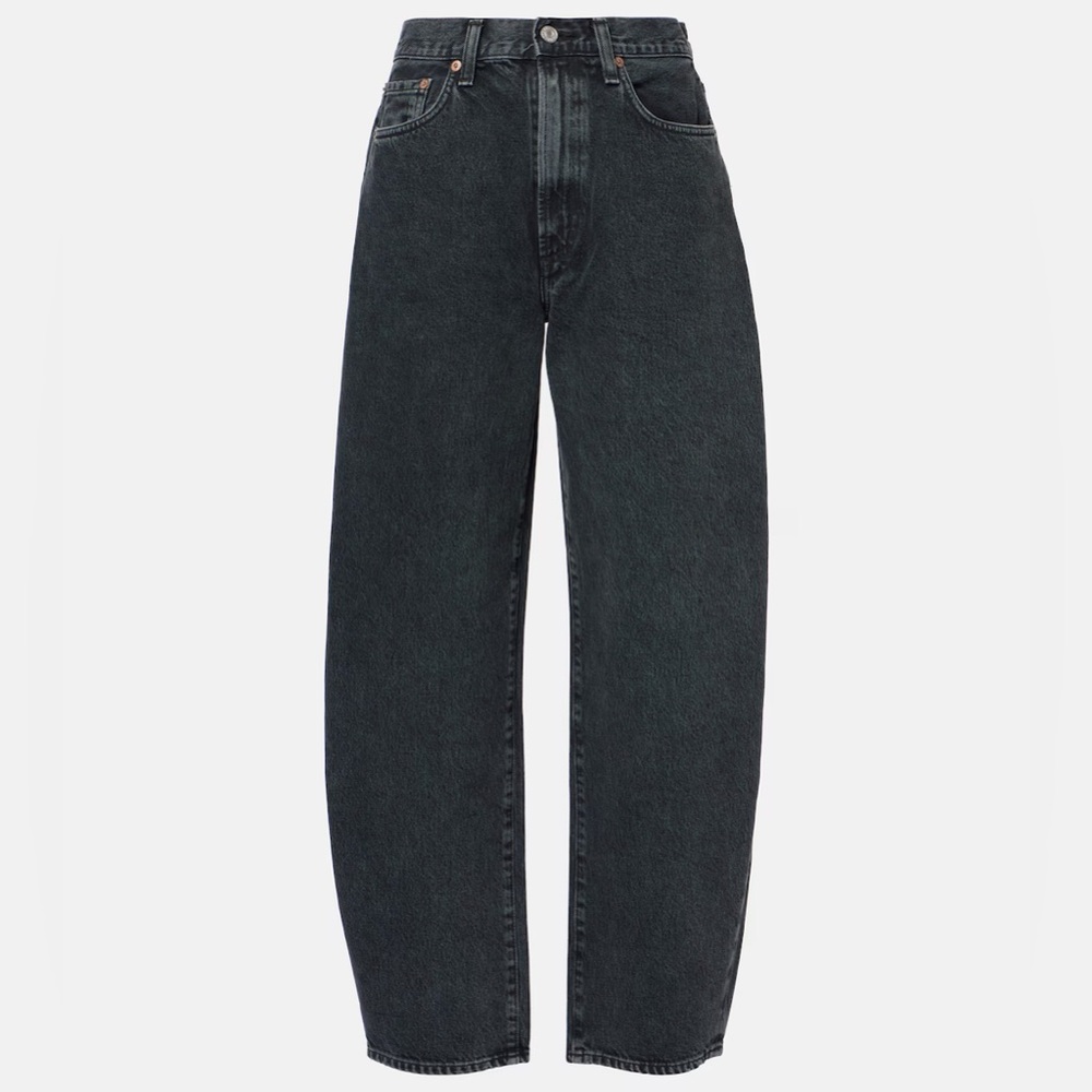 Agolde balloon high rise tapered organic jeans
